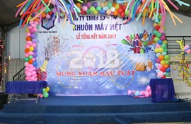Lễ tổng kết 2017 của Công Ty Khuôn Máy Việt