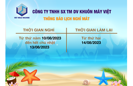 thông báo nghỉ mát